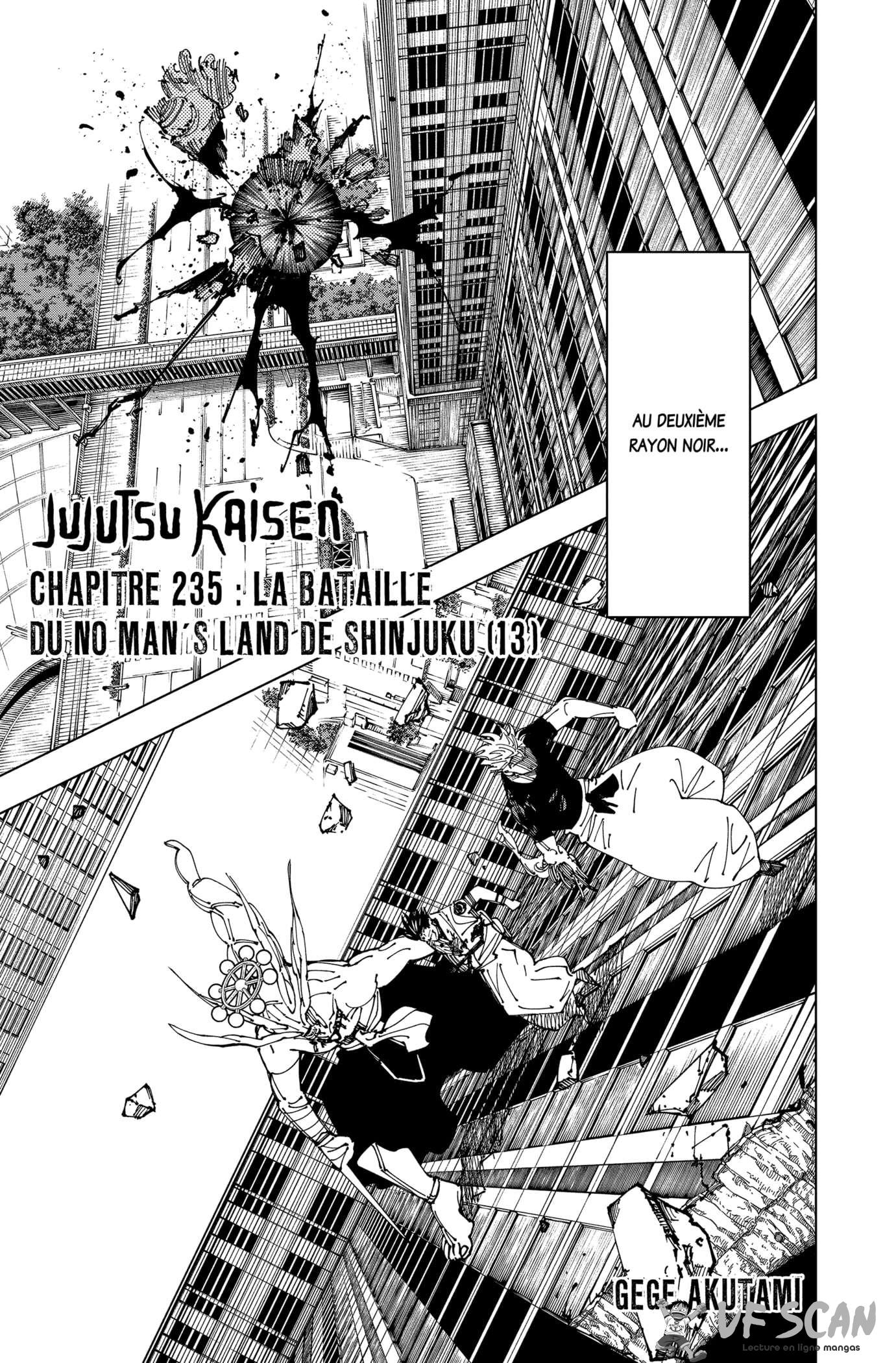 Jujutsu Kaisen: Chapter 235 - Page 1